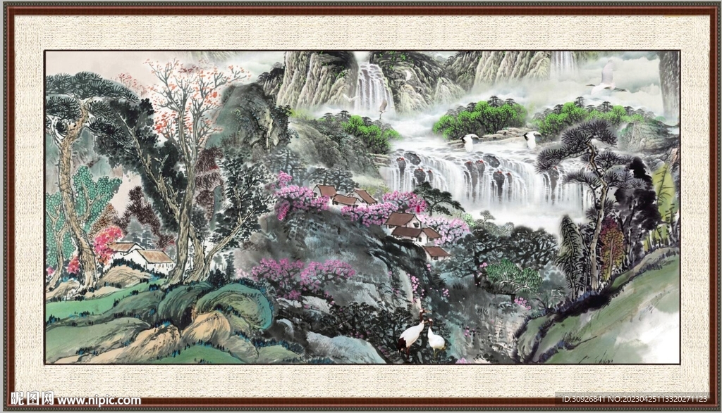 国画聚宝盆 