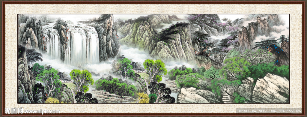 巨幅风景画