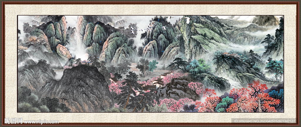 巨幅风景画 