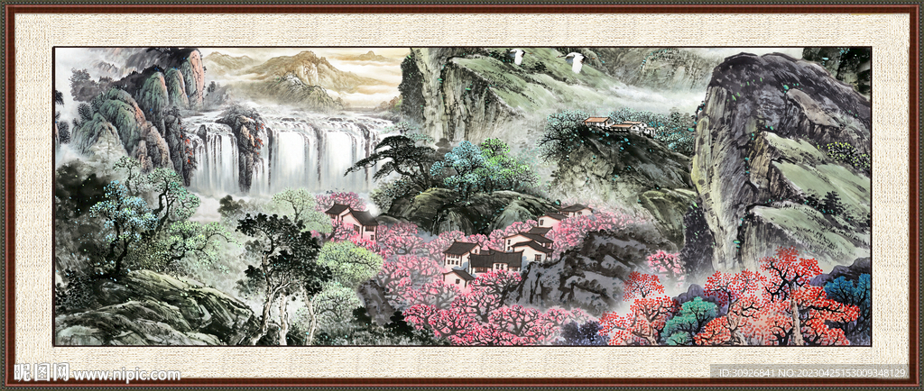 巨幅风景画 
