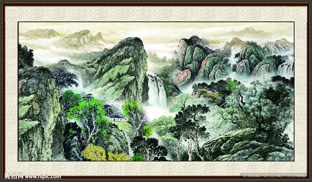 巨幅风景画 