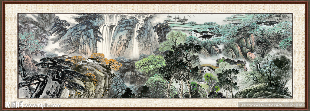 巨幅风景画 