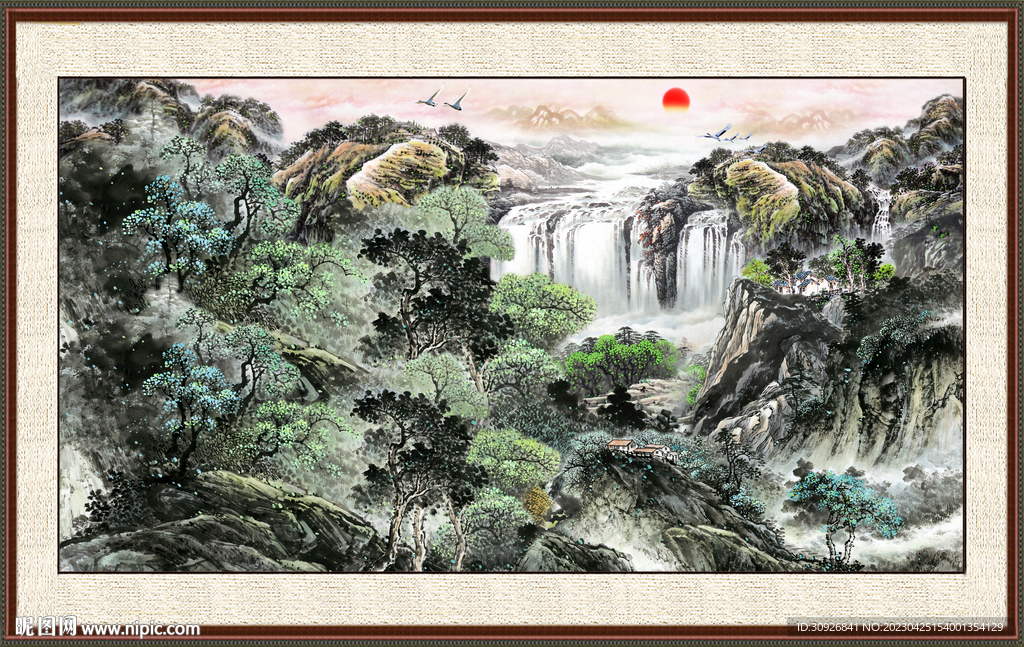 山水风景画