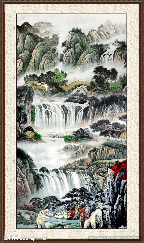 山水风景画 