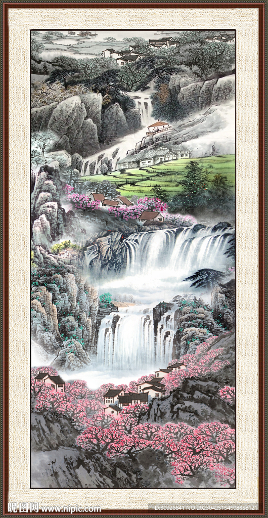 山水风景画 