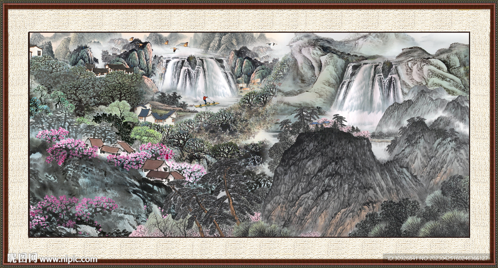 山水风景画 