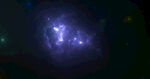 蓝色宇宙星空图片素材