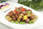 甜豆杏菇神户牛肉粒