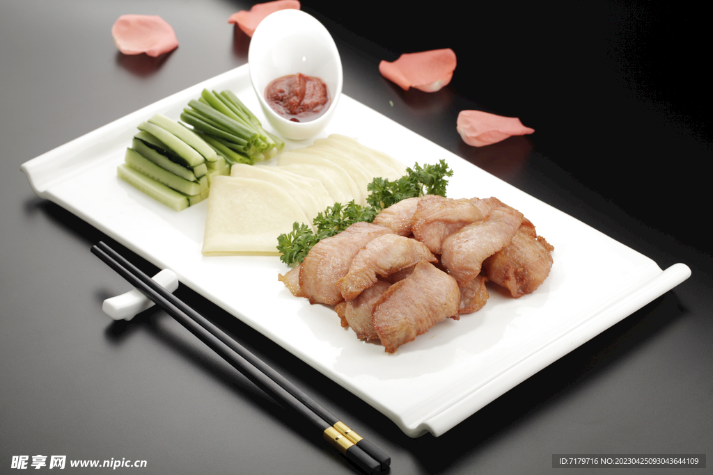甜酱松板肉