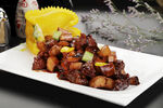 碳烧鹿肉粒