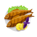 美食插画 