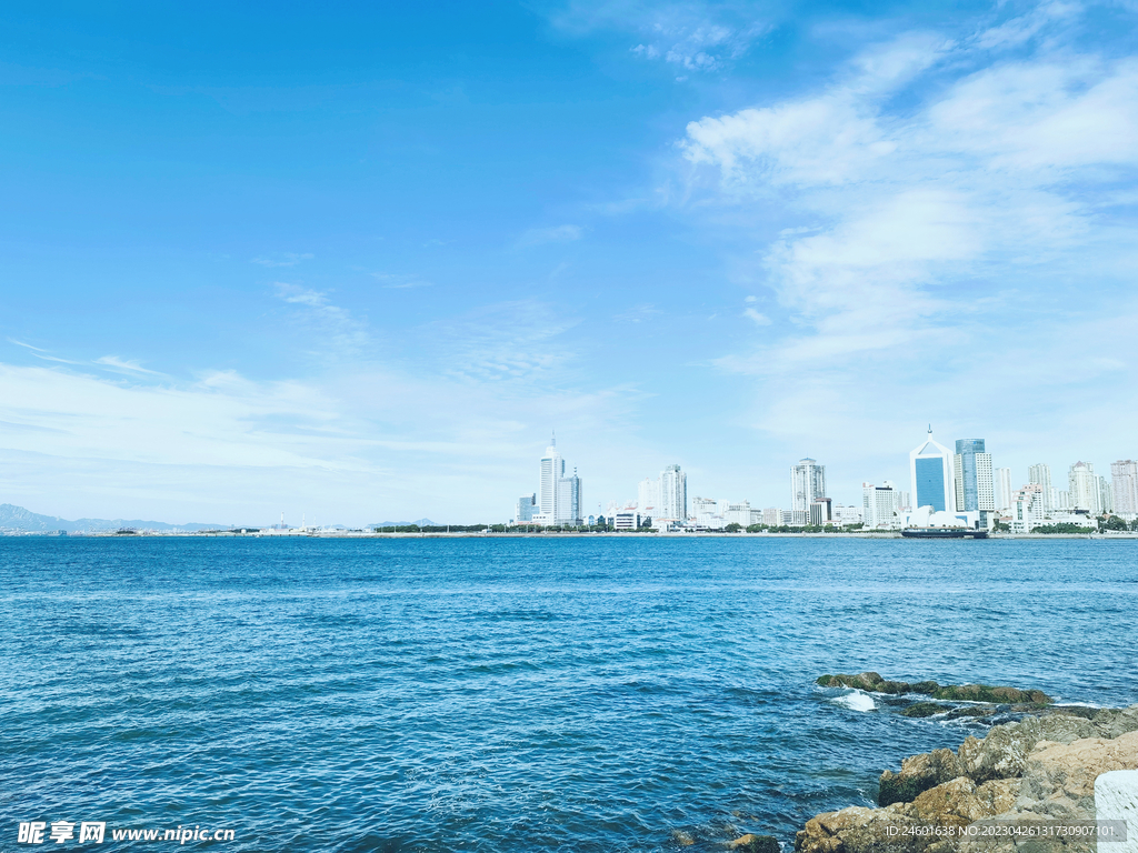 小青岛的海景