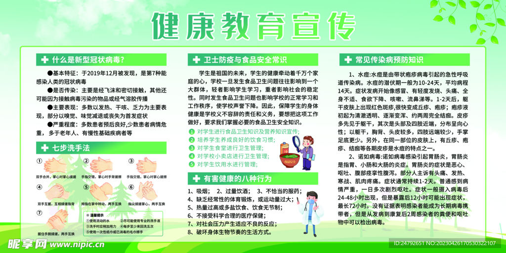 校园健康教育宣传