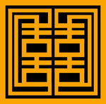 中式雕花边框