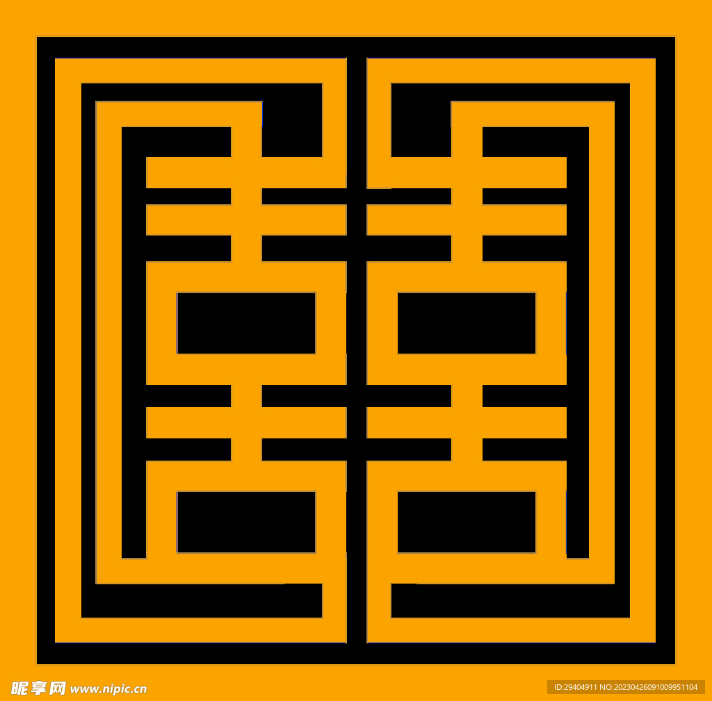 中式雕花边框