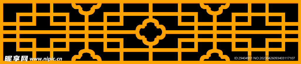 中式雕花边框