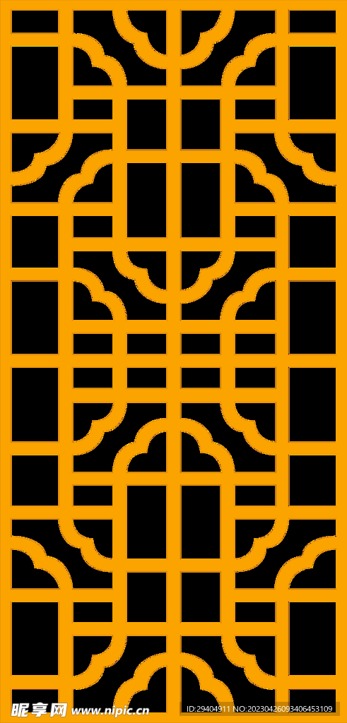 中式雕花边框