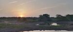 白沙溪畔看夕阳
