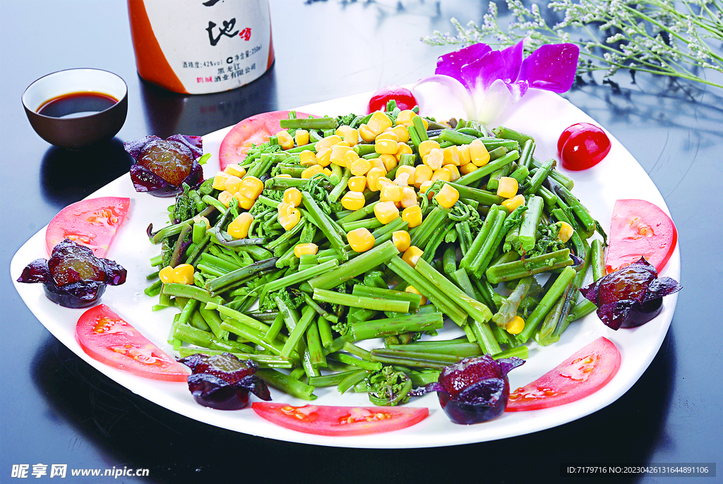 玉米粒山野菜