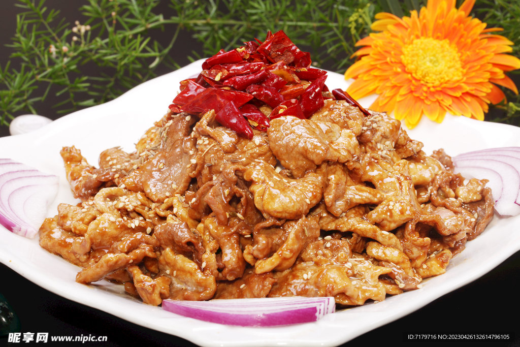 孜然肉片 
