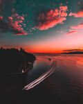 海上落日美景