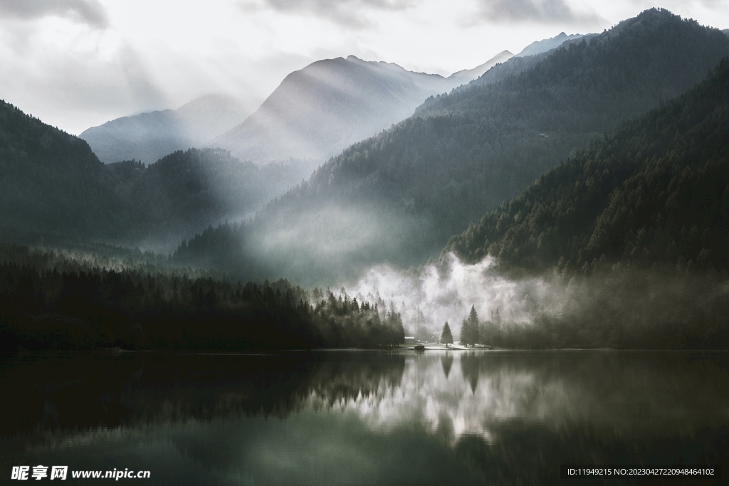 湖泊美景