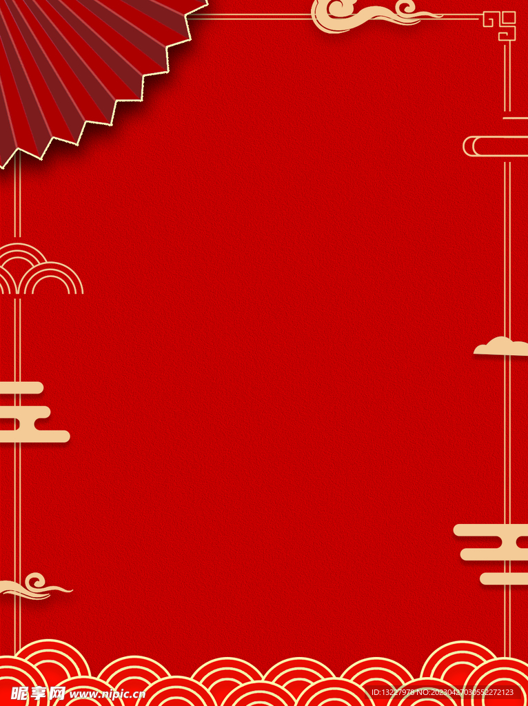 红色背景