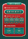 每200减20优惠券标签