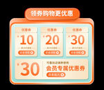 会员专属优惠券标签