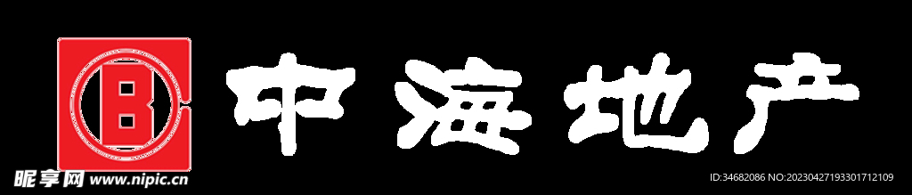 中海 白字LOGO