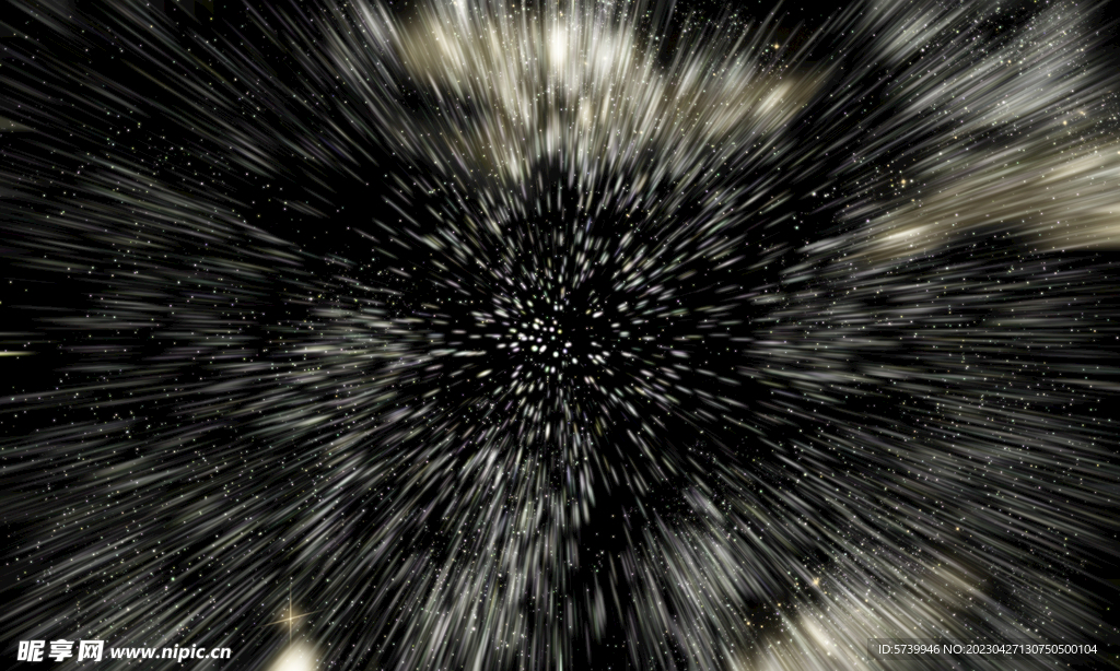 动感空间粒子星空穿梭图片