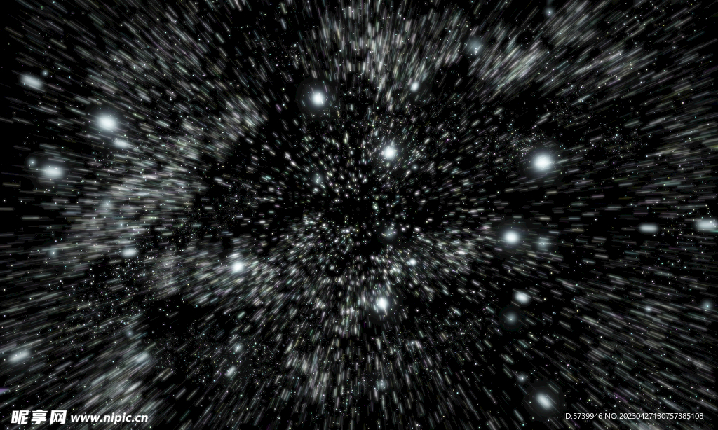 动感空间粒子星空穿梭图片