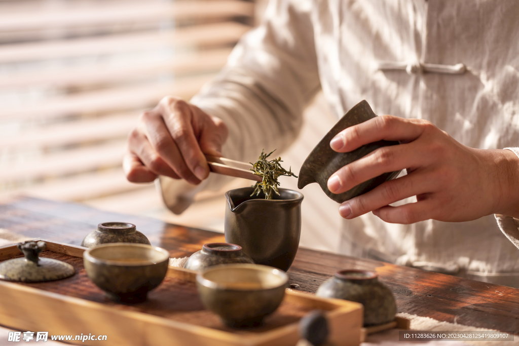 茶道品茶