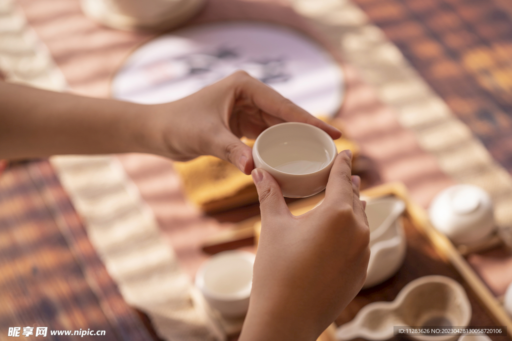 茶道品茶