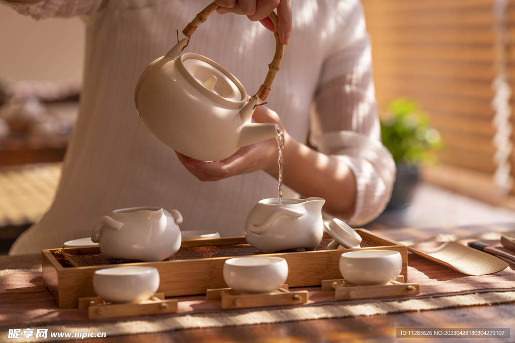 茶道品茶