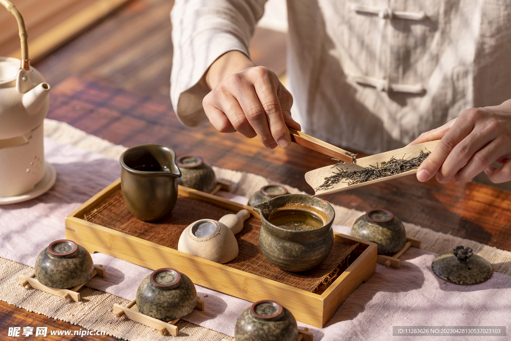 茶道品茶