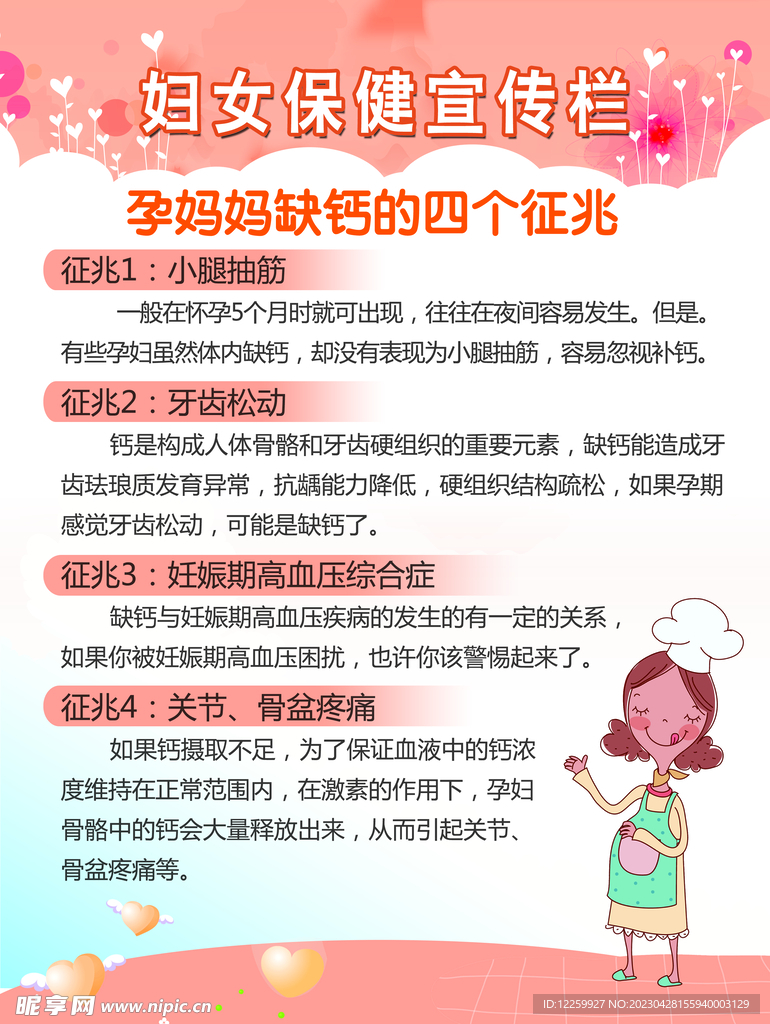 妇女保健宣传栏