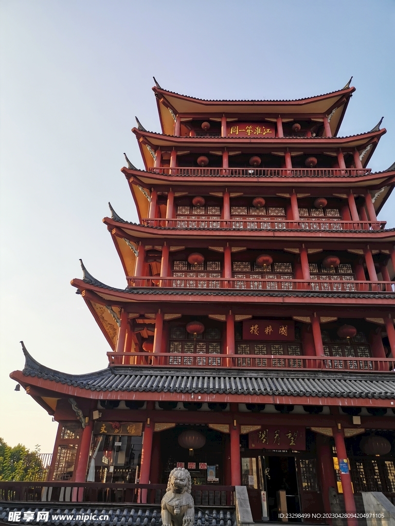 三河古镇望月阁