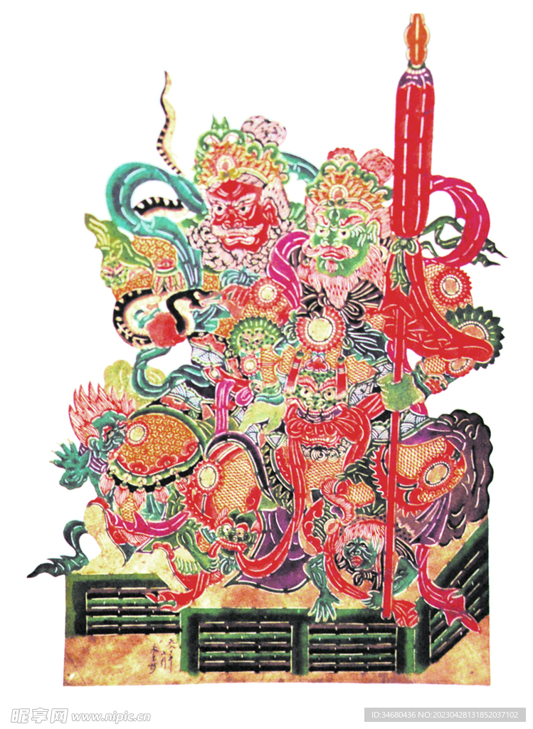 皮影素材