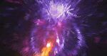 喷溅发散放射绚丽梦幻宇宙