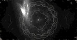 黑白格调宇宙星空粒子