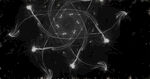 黑白格调宇宙星空粒子图片