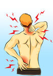 颈椎疼痛腰椎疼痛单层免抠插图