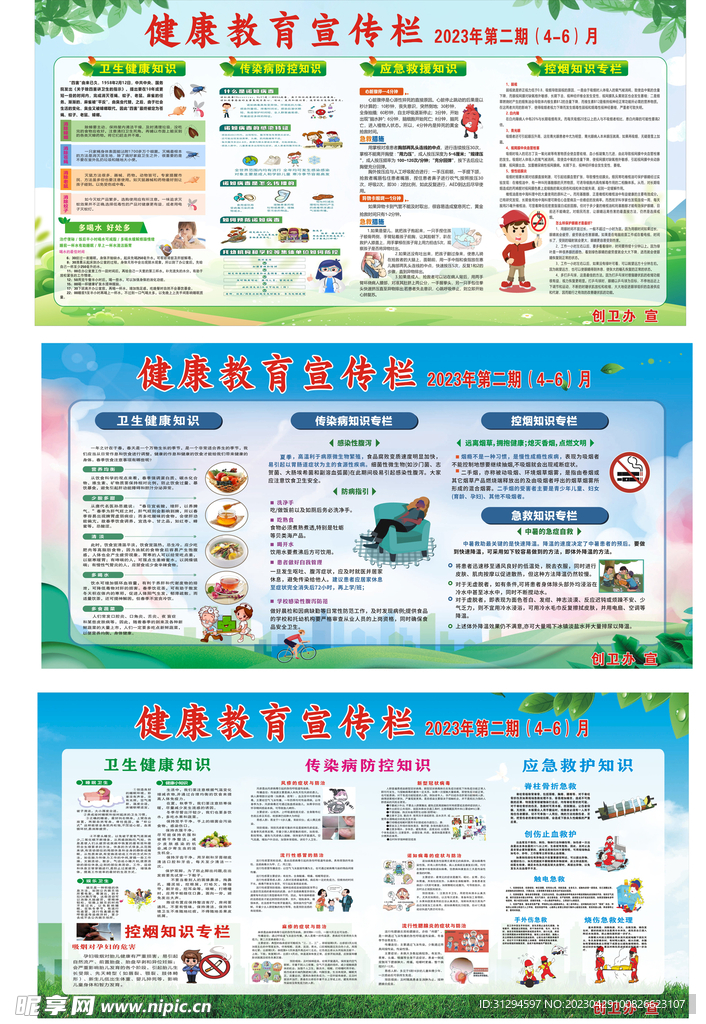 2023健康教育宣传栏