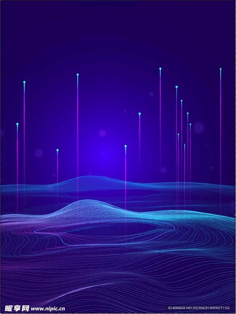 线条科技之光背景