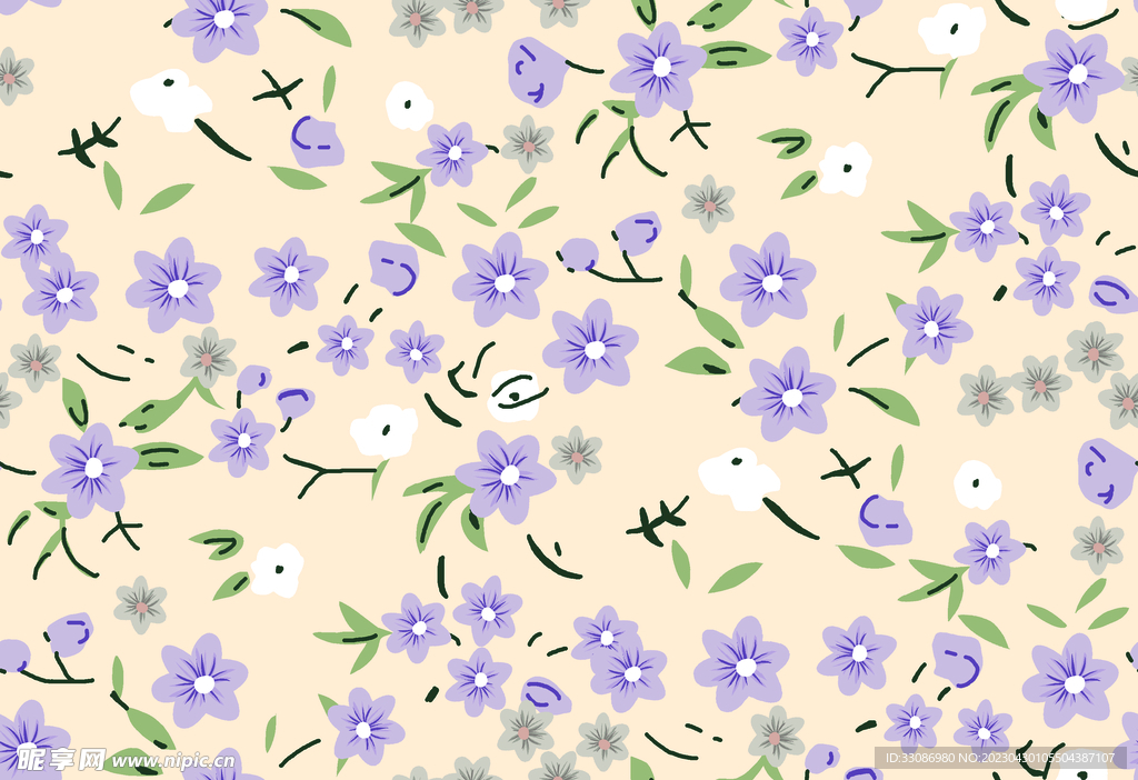 碎花