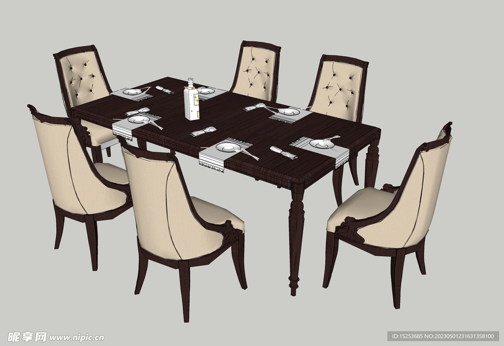 小沙发6人餐桌桌椅组合套装