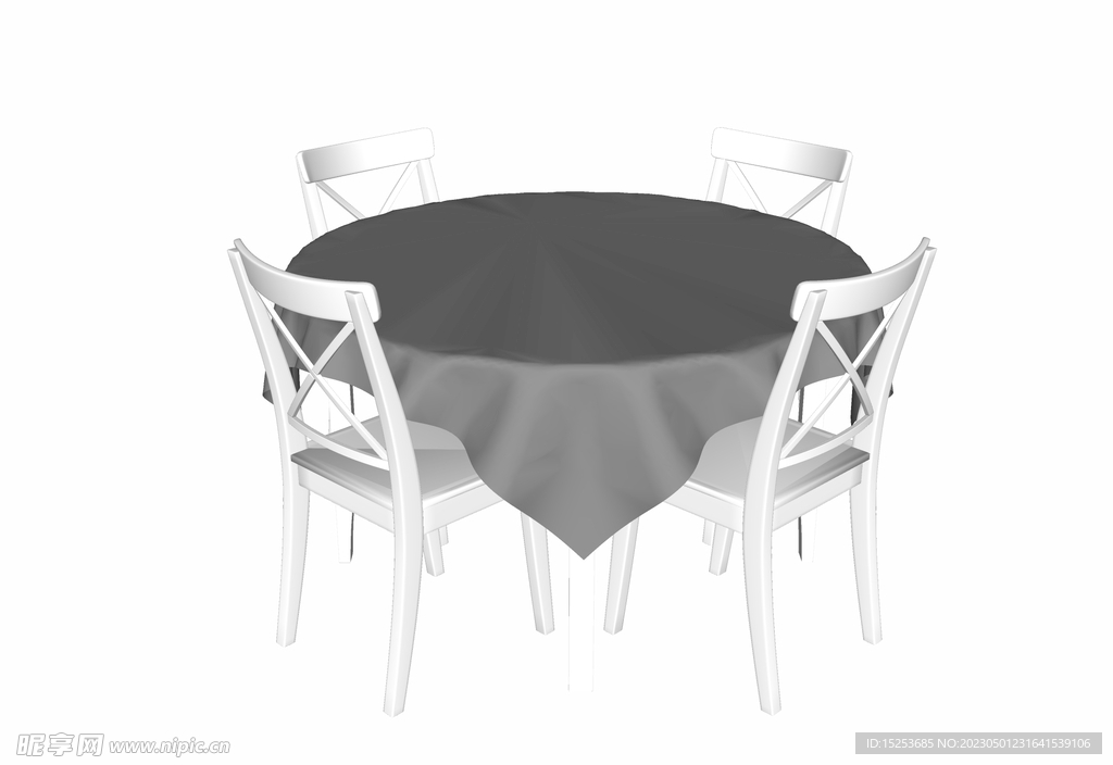 4人餐桌桌椅组合套装客厅家具
