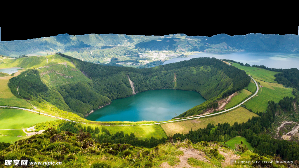 山脉盆地山川PNG