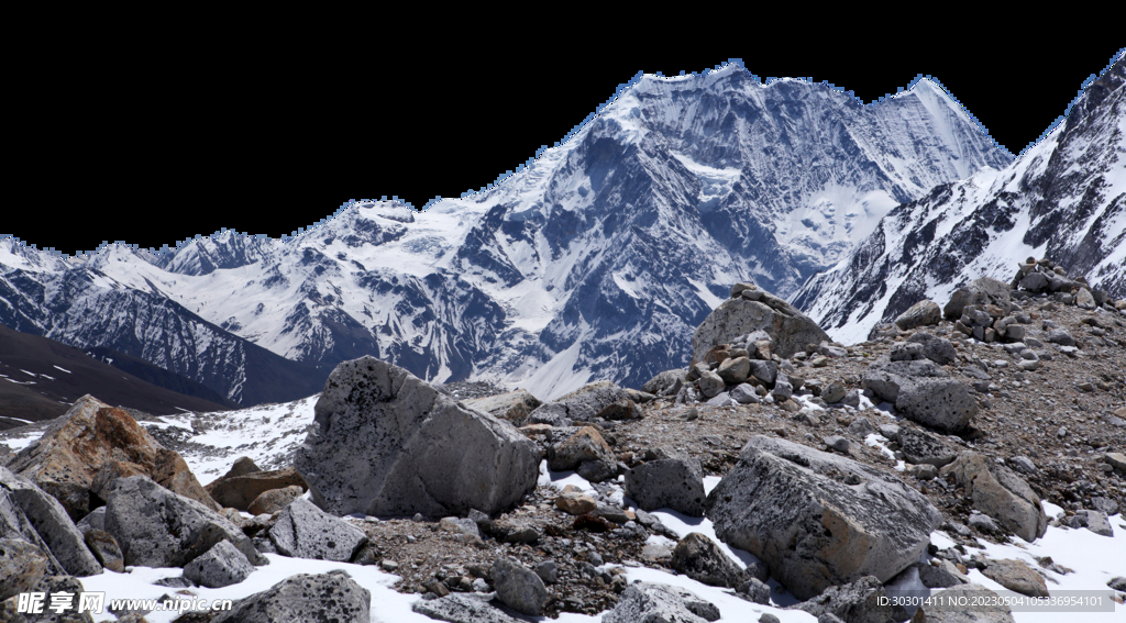 冰雪山脉山川png